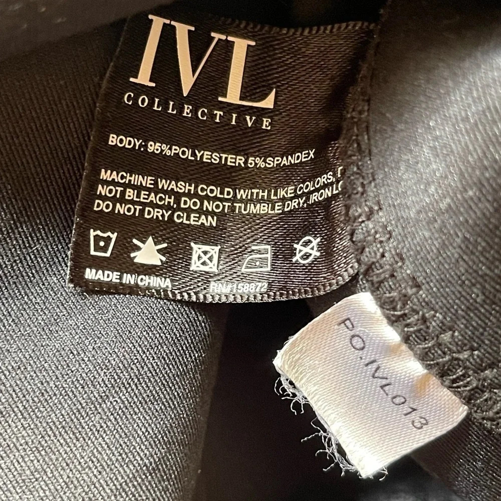 IVL collective black scuba cowl neck sweater - Picture 10 of 10